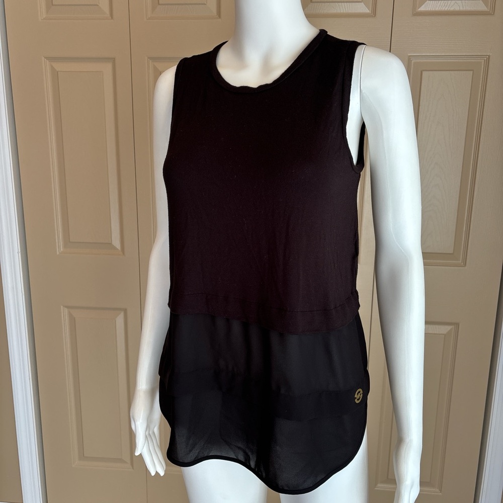 MICHAEL MICHAEL KORS tank with nylon tiered bottom